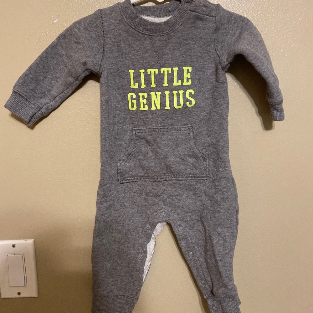 Carters romper button bottom